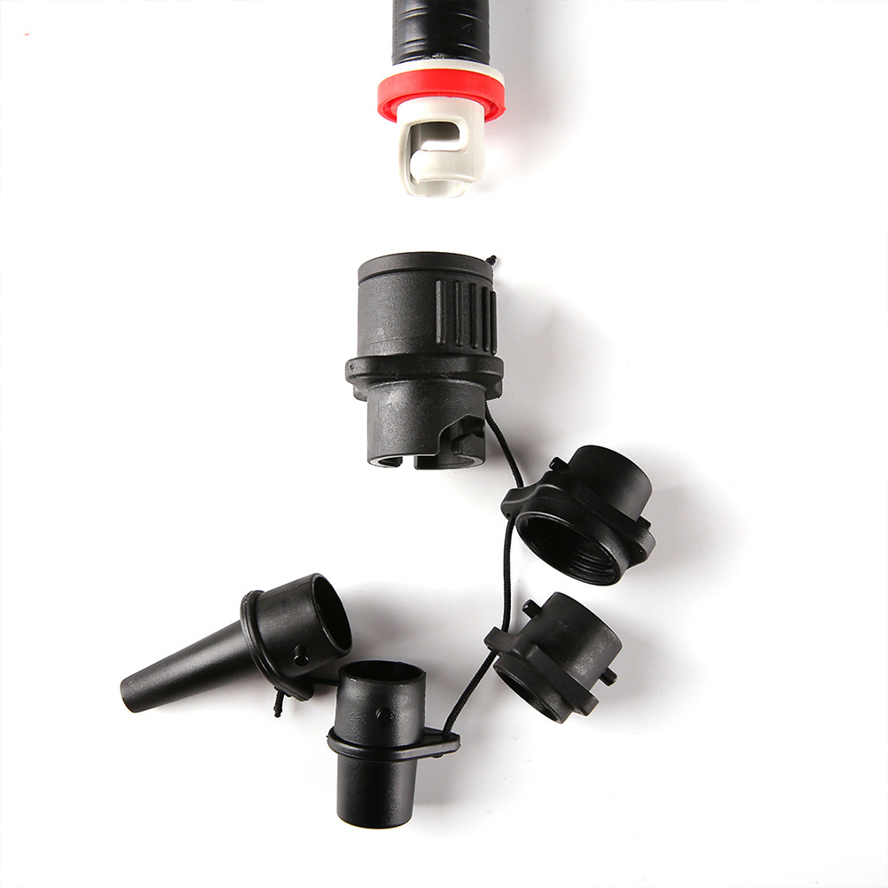 5-in-1-Luftventil-Adapter, Rudern, Gummiboot, Kanu, Kajak, Luftventil-Adapter, aufblasbarer Kompressor, Pumpenkonverter für SUP-Board