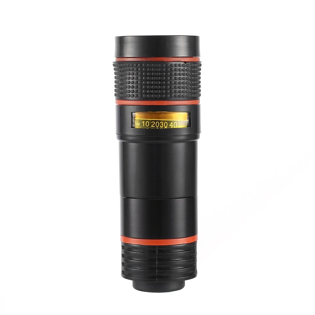 Universele 12X Mobiele Telefoon Telescoop Hd Externe Telelens Vervanging Tele Lens Optische Zoom Mobiele Telefoon Camera Lens Kit