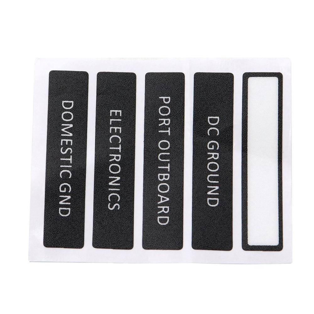 6-position M6 Single Busbar Straight Row With Transparent Upper Cover With Sticker And Heat Shrinkable Line Terminal