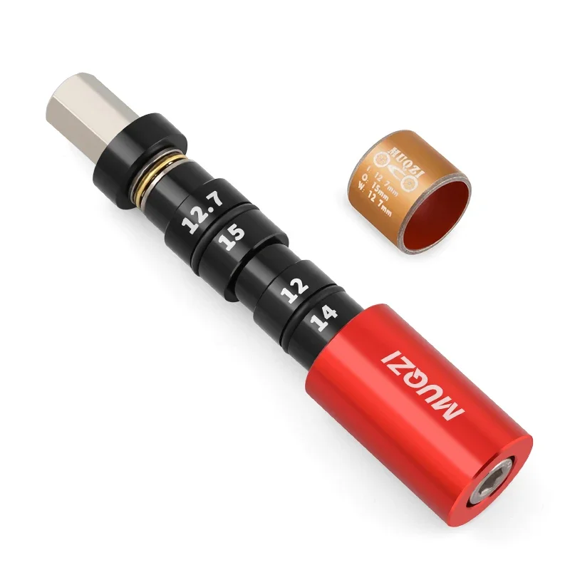 MUQZI Bike Rear Shock Bushing Mount Tool MTB Rear Suspension Eyelet Bushing Installation and Removal Tool: green