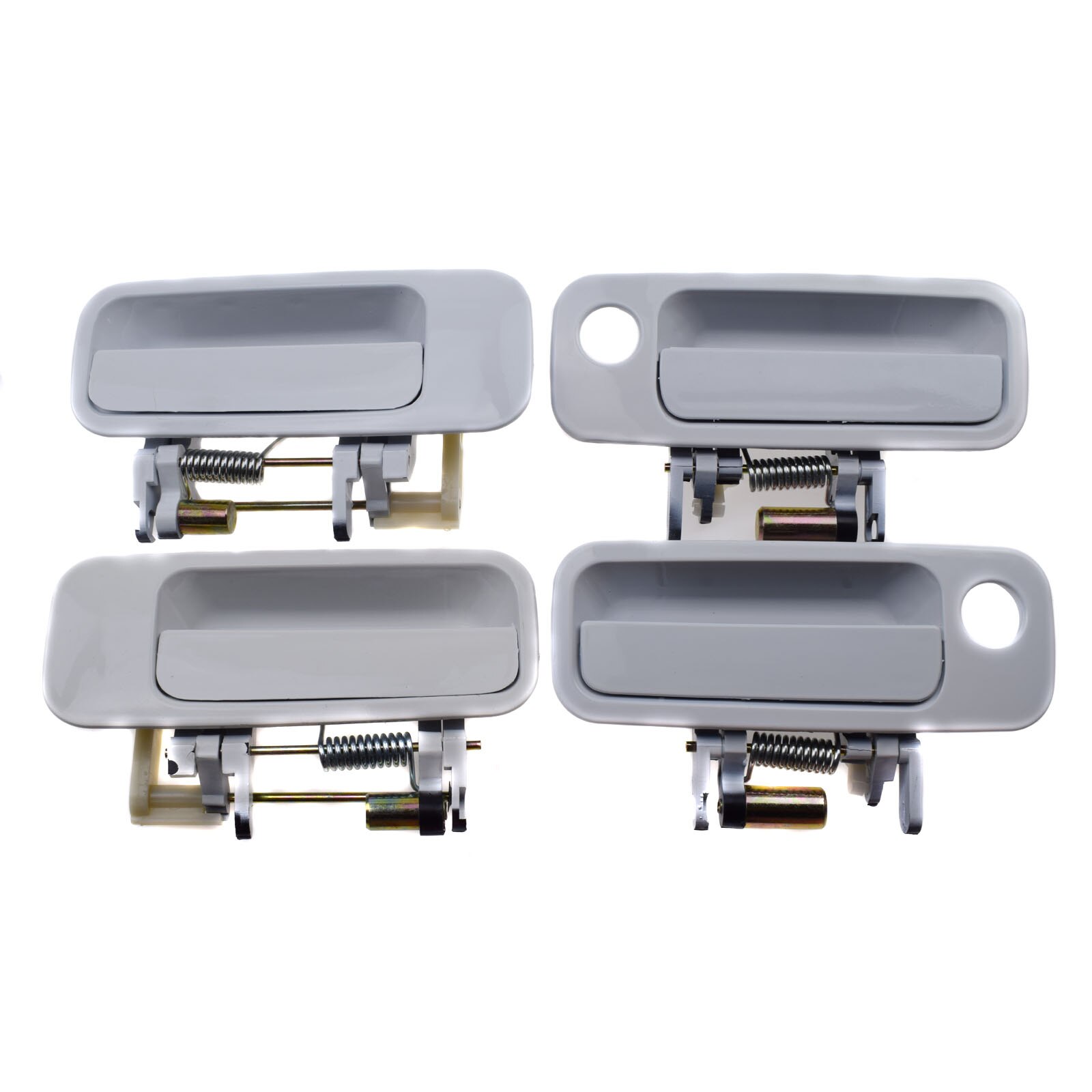 WOLFIGO White Front Rear Left Right Outside Door Handle 69210-AA010 69220AA010 69240YC030 69230AA010 for Toyota Camry 1997-2001: front rear set