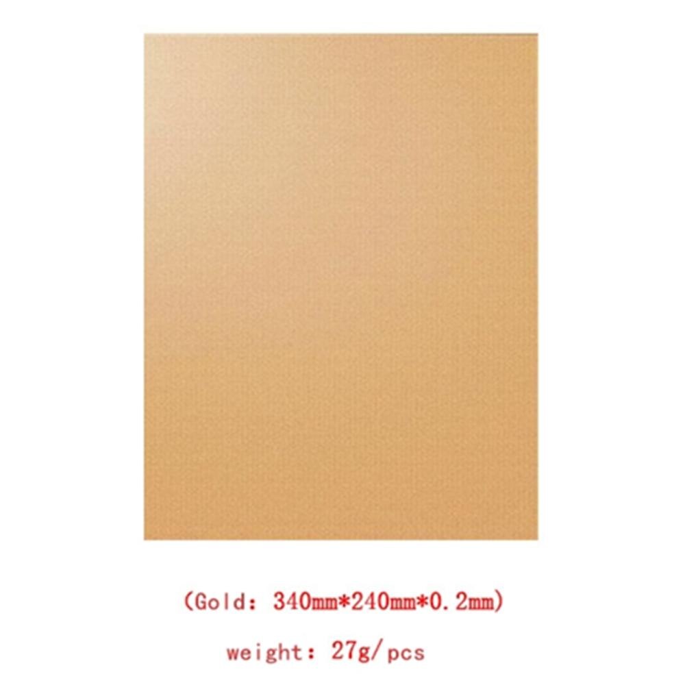 Plaque de cuisson réutilisable de plaque de cuisson de Barbecue de coussin de gril de BBQ antiadhésif de Ptfe 40x33cm pour des outils de tapis de gril de partie accessoires noirs d'or: 34x24 gold