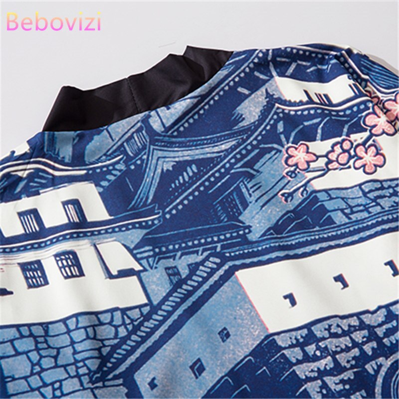 M-XXL Blue Casual Japanese Style Harajuku Kimono Cosplay for Mens Women Streetwear Robe Japan Cardigan Top Yukata Haori Clothes