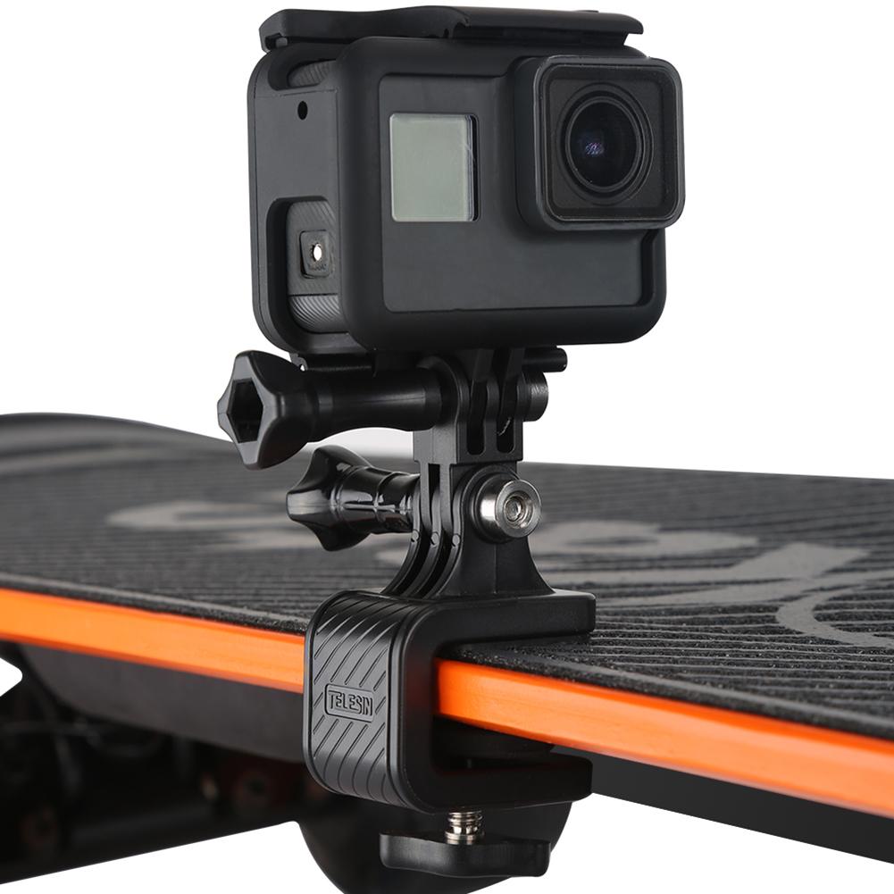 Support de fixation rotatif pour guidon de moto, Skateboard, vélo, caméra d&#39;action GoPro Hero