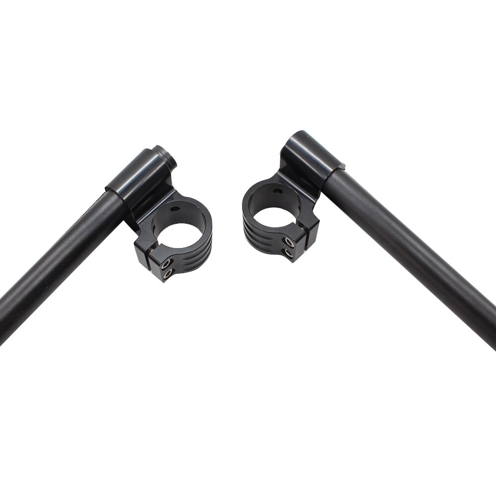For Universal CNC Aluminum Motorcycle Riser Handlebar Clip-Ons Fork Handle Bars Clip ons Motorbike Handlebar