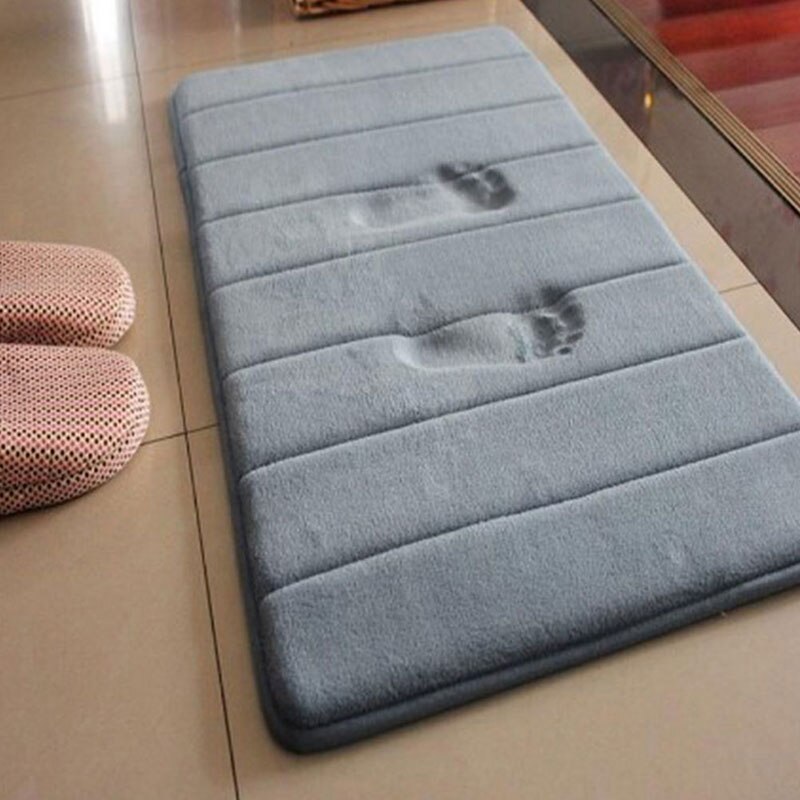 Bad Matte Bad Teppich Teppich Korallen Fleece Memory Foam Badezimmer Mat Non Slip