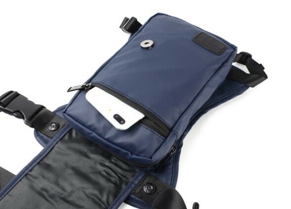 Männer lässig Sport Brust Tasche Einfarbig Mäppchen Bequem Tragbare Laufen draussen Rucksack