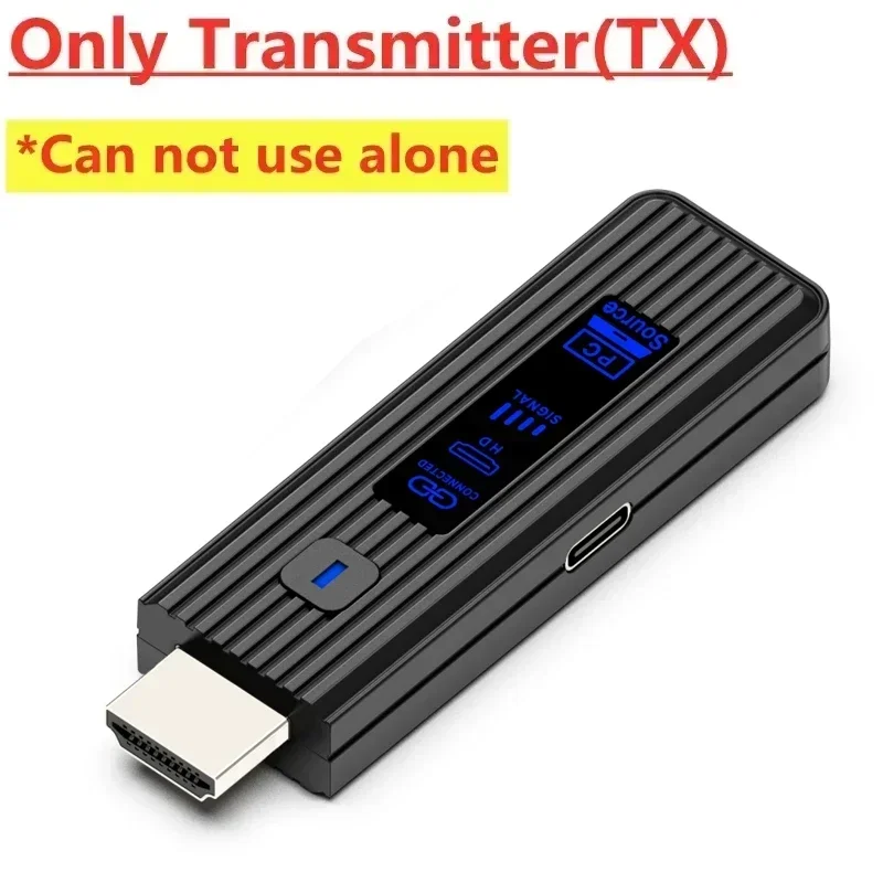 HDMI Wireless Video Audio Sender Empfänger Extender 50M 1080P@60Hz Wireless Display Adapter Von PC zu Projektor & Monitor: green