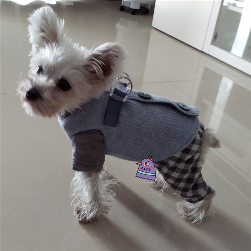 Hond Harnas Vest 120cm Hondenlijn Lead Herfst Winter Hond Kleren Outdoor Huisdier Kleding Outfit Kat Pommeren Pug Kostuum jas