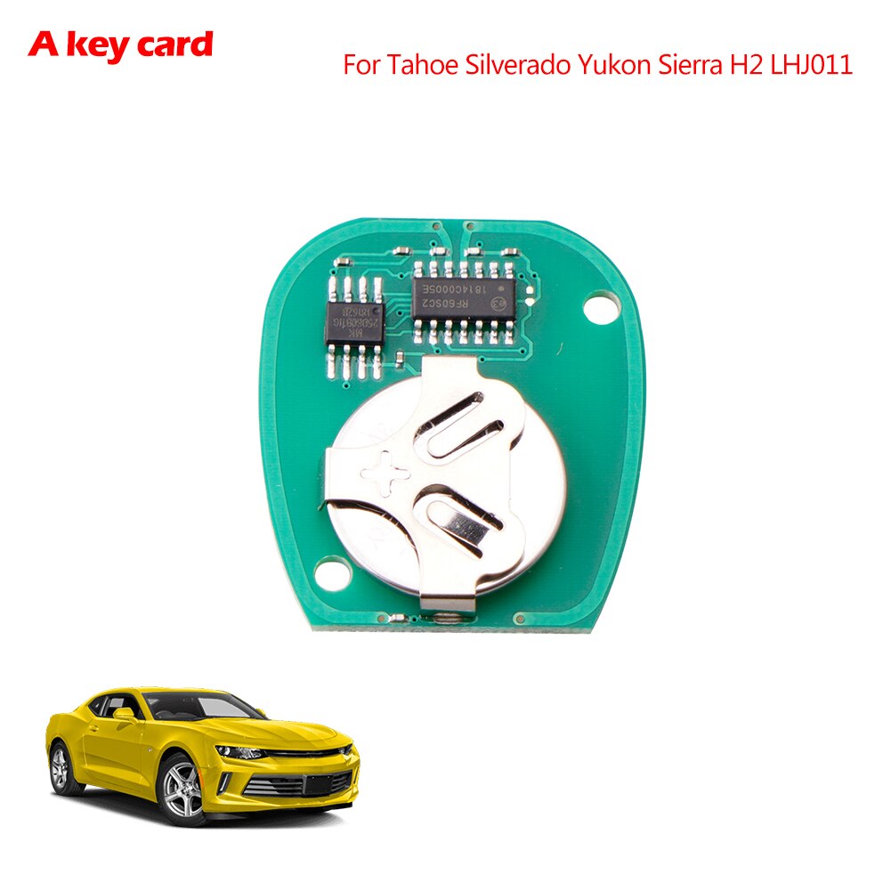 1 Pcs Afstandsbediening Smart Key Fob Voor Chevrolet Silverado 03-06 Cadillac 2003-2006 Key Case Portemonnee Huishoudster autosleutel Portemonnee