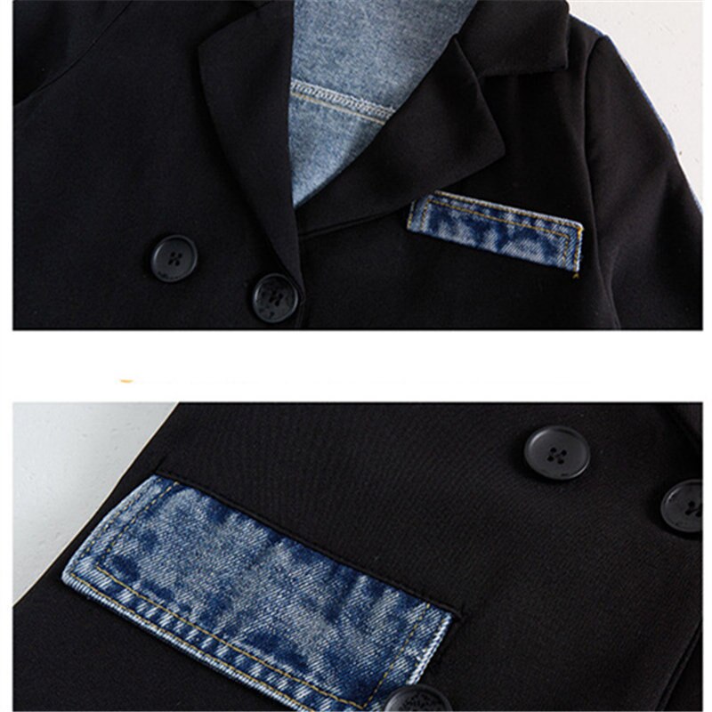 Jongen Denim Jassen Kinderen Jeans Jas Kinderen Splice Bovenkleding Kleding Lente Herfst Jongens Formele Party Casual Kleding 4 Tot 13 jaar