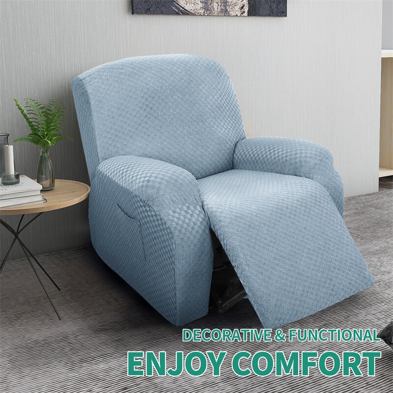 Luie Jongen Fauteuil Stoel Cover All Inclusive Massage Lounge Sofa Cover Wingback Fauteuil Sofa Elastische Cover Enkele Couch Cover: A15 Recliner Cover