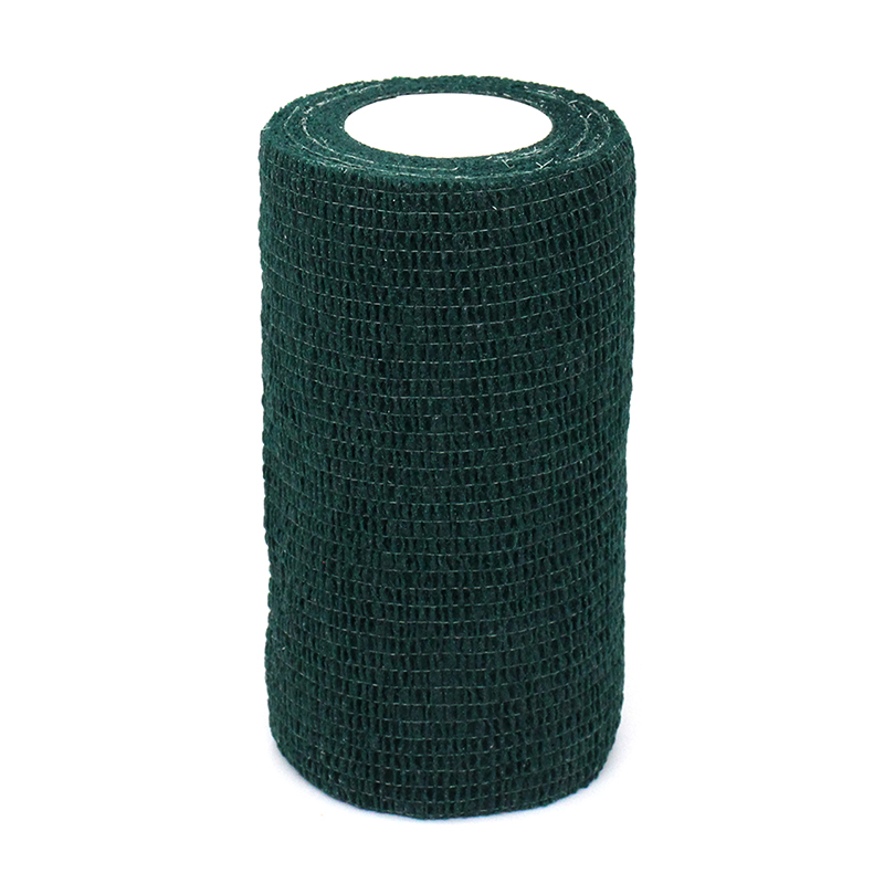 4 Inch 18 Rolls Self Aanhangend Wrap 4 Inch Zelfklevende Bandages Wrap Tape Stretch Bandage Zelfklevende Bandage Wraps: Dark Green
