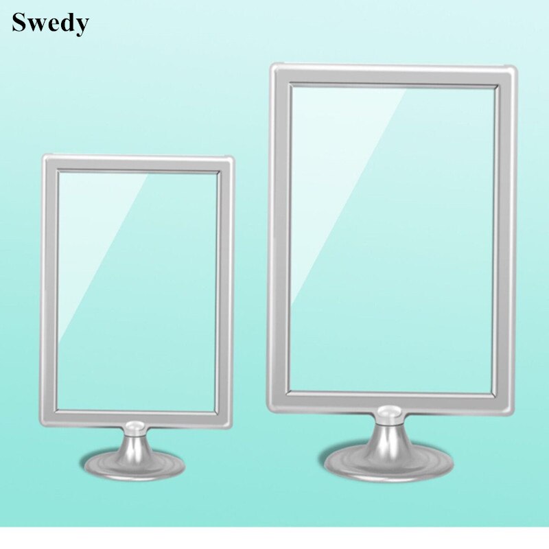 A5 Restaurant Acrylic Menu Paper Card Holders Display Stand Plastic Paper Holder Frame Advertising Poster Frame