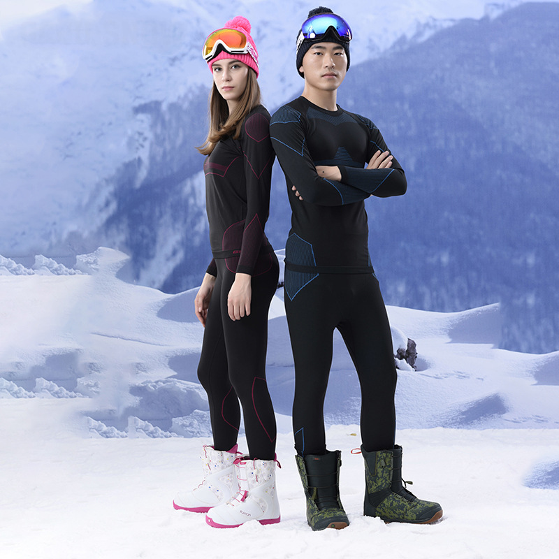 GSOU neige Ski sous-vêtements femmes hommes Long Johns Ski costume séchage rapide thermique Ski veste pantalon respirant hiver extérieur manteau