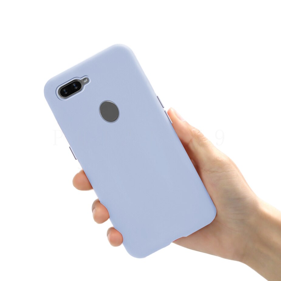 Candy Case For OPPO A12 Cover Soft Protective Housings Shockproof Phone Bumper For OPPO A12 A 12 OppoA12 Case Funda Cover 6.22'': Light purple