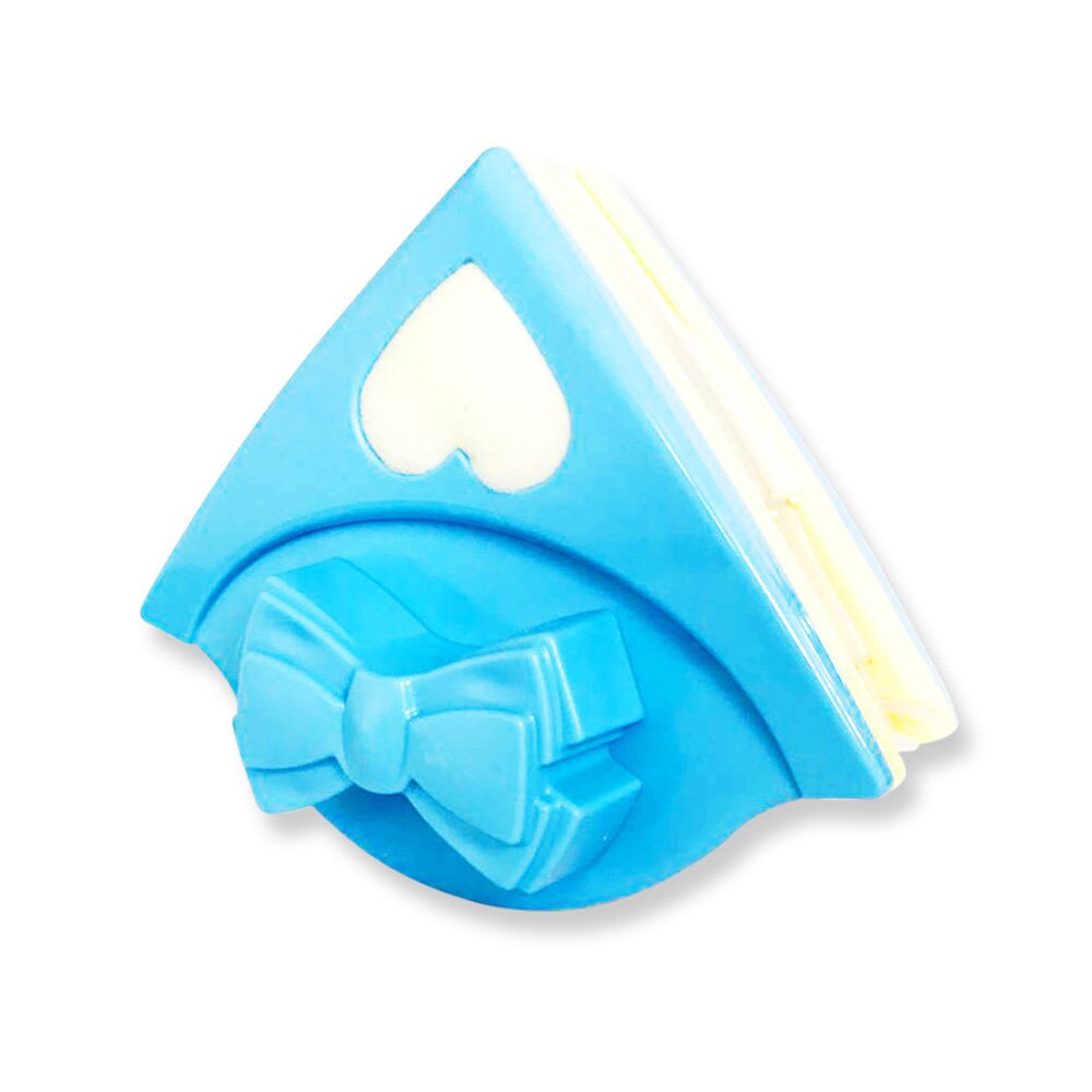 Household Magnetic Window Wiper Glass window cleaner Double Side Magnetic Brush Window Glass Brush for Washing Cleaning Tools: Blue