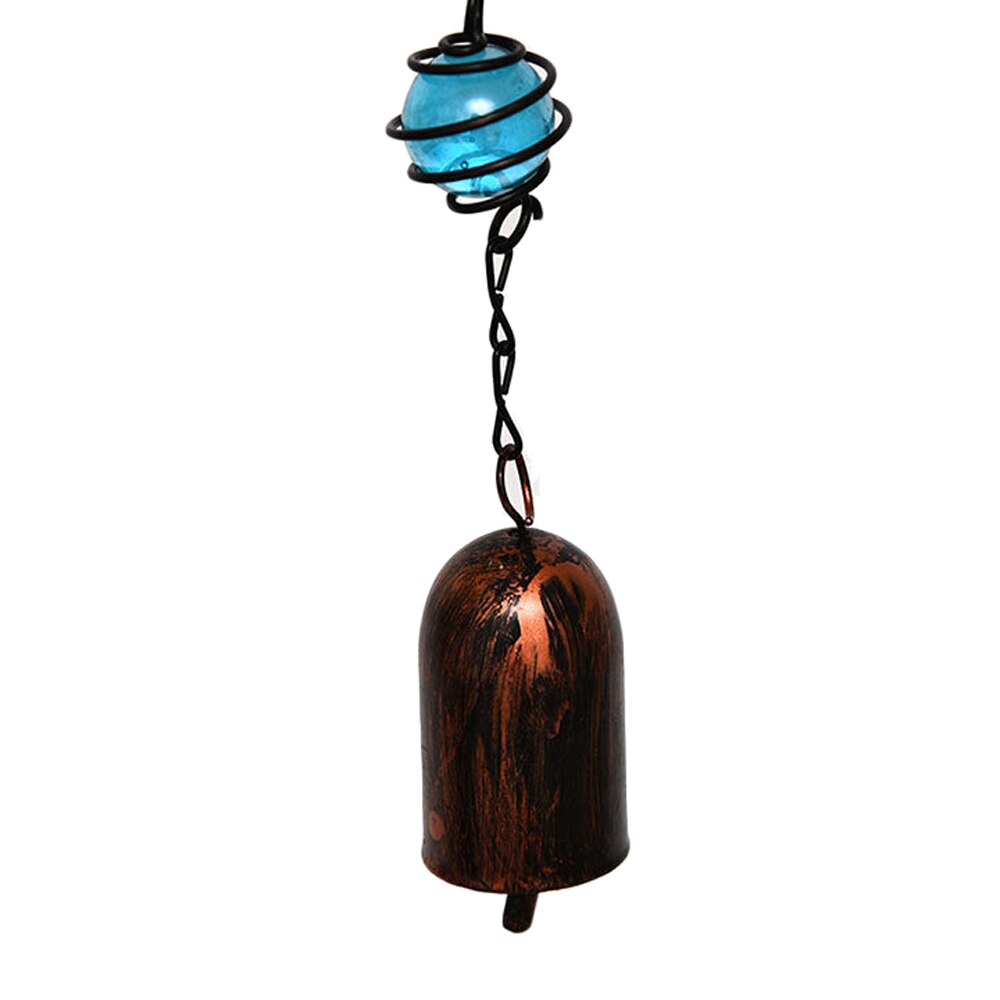 Retro vitral pássaro vento sinos de metal interior ao ar livre suncatcher campainha para janela escritório em casa pátio gramado ornamentos