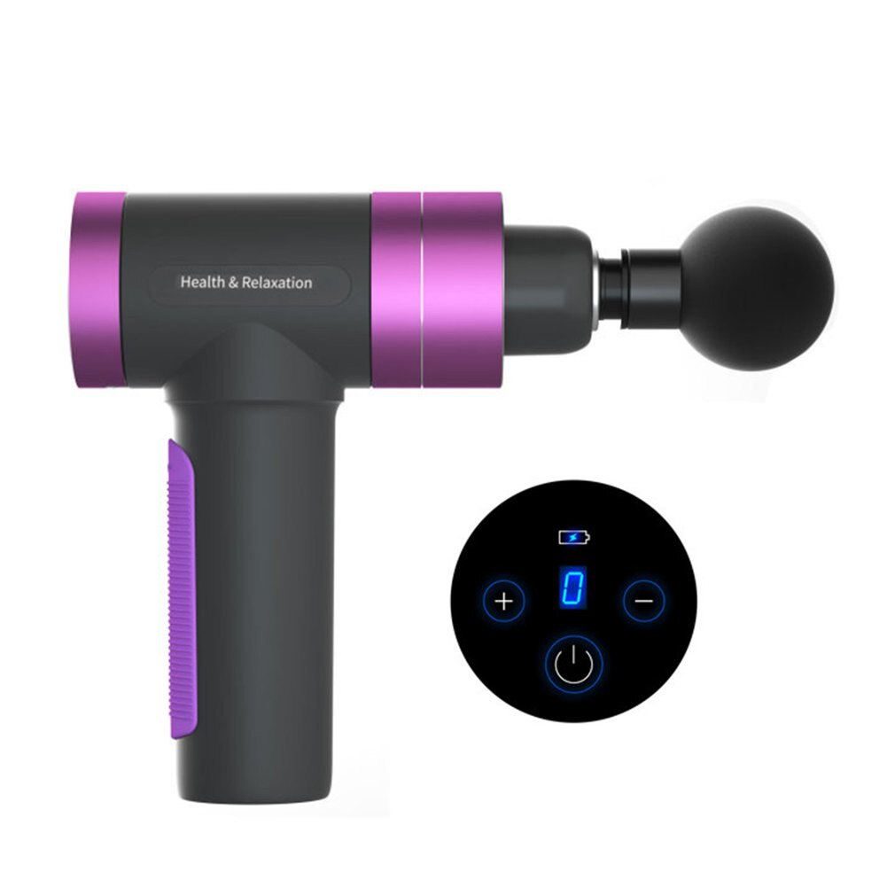 Massage musculaire pistolet Vibration Sport masseur soulagement de la douleur corps Relaxation minceur mise en forme masseur Fitness fascial pistolet dispositif de LED