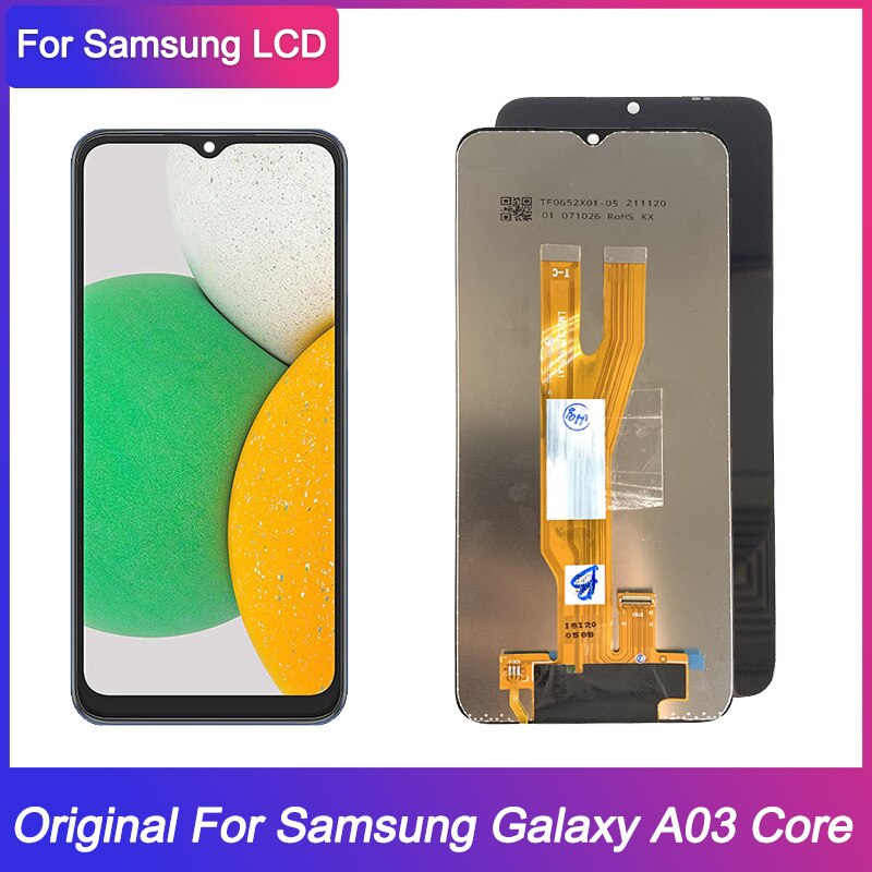 Originele Voor Samsung Galaxy A03 Core Lcd Touch Screen SM-A032F/Ds Vervanging Digitizer Vergadering A032M A032F