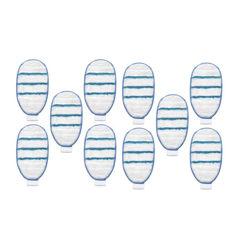 10Pcs Steam Mop Clean Cloths for Black &amp; Decker Steam Mop FSH10SM FSH10SMP,Washable &amp; Reusable Replacement Mopping Cloth: Default Title