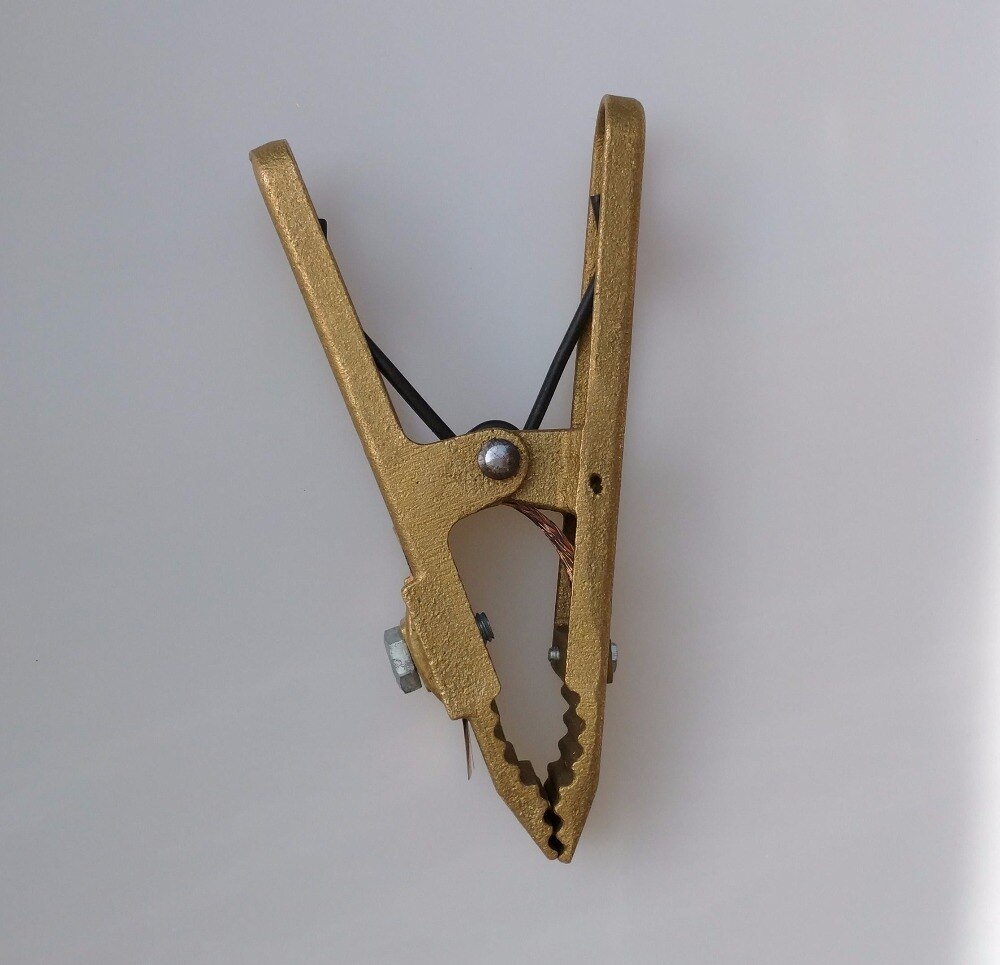 Heavy Duty Welding Clamp 600A Brass MMA MIG TIG Welding Machine Ground Clamp