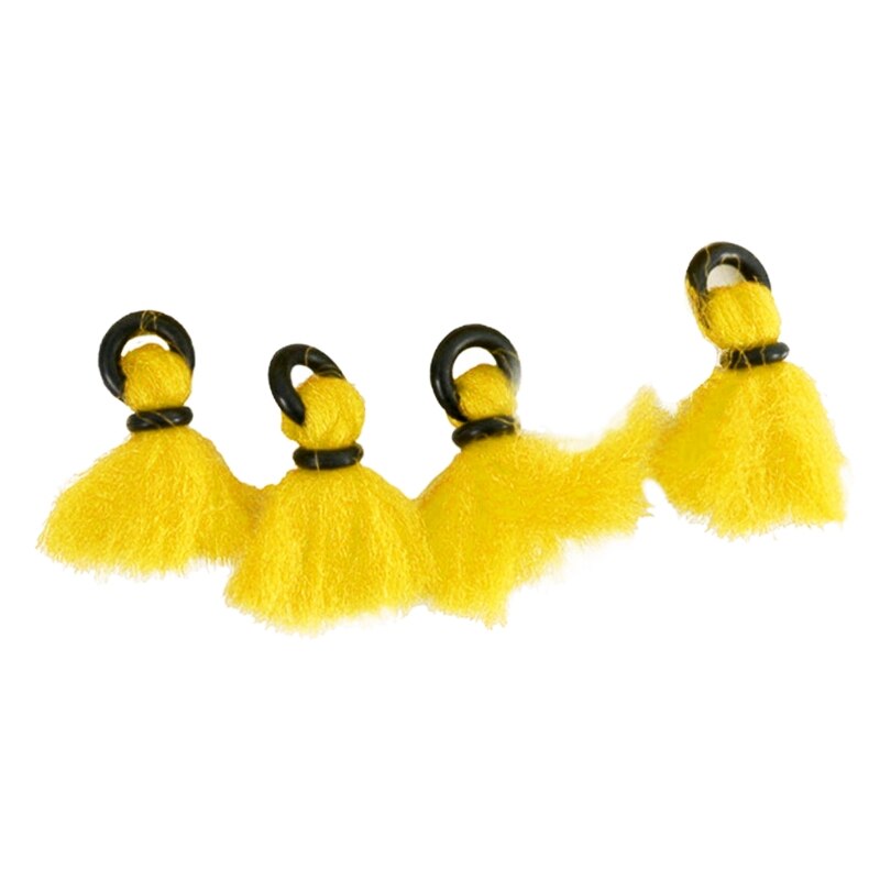 Indicateur de frappe en mousse flottante, accessoires de pêche à la mouche, 4 pièces/ensemble: YELLOW B