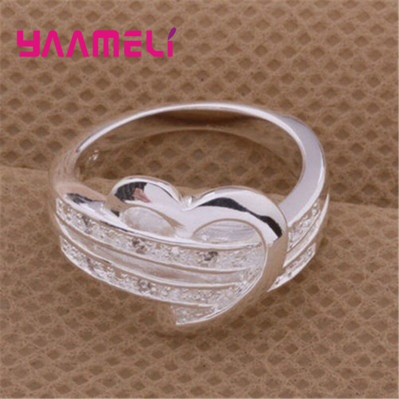 Bagues en argent Sterling 925 pour femmes, bijoux de fiançailles, zircone cubique Simple, de mariage
