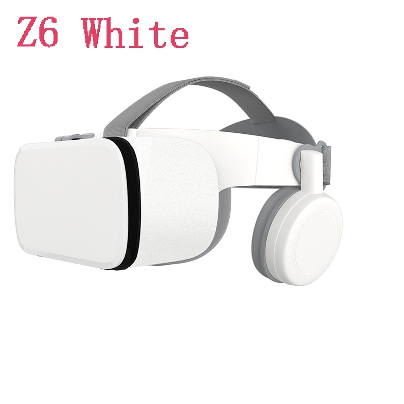VR BOBO Z6 Glasses Goggles Box Headset Earphone Virtual Reality 3D Helmet Video Bluetooth Movia Controller: Z6W