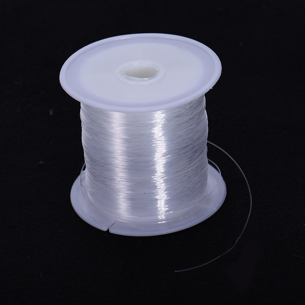 10mRoll DIY Transparent Nylon Sewing Thread Craft Beading Rhinestone Thread Line Cord Wedding Shoes Clothing Materials landmark