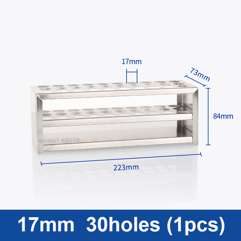 Attrezzatura da laboratorio multifunzionale per portaprovette da laboratorio con portaprovette da 21/24/40 fori, 1 pezzo: Lago blu