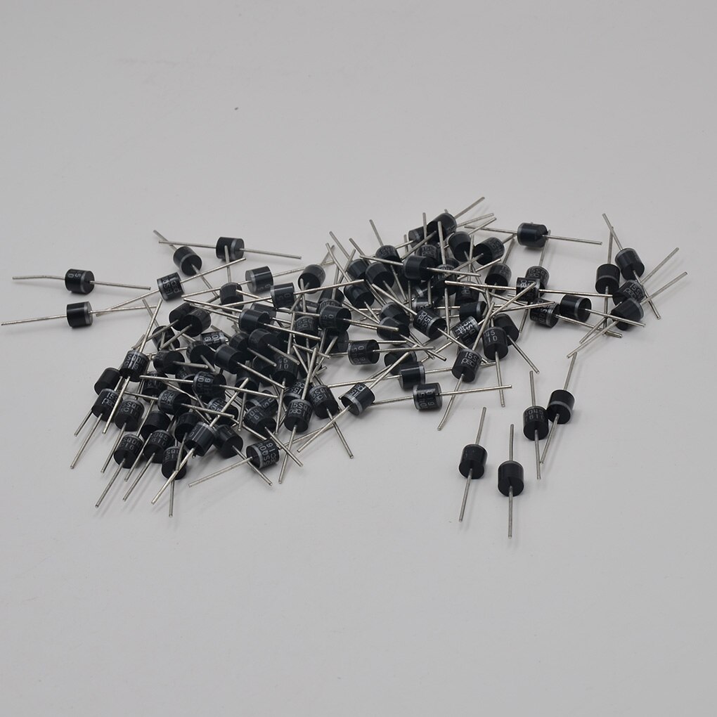 100PCS/Set 15A 45V Schottky Barrier Diodes Solar Panel DIY Low Power Loss High Efficiency Diodes Kits