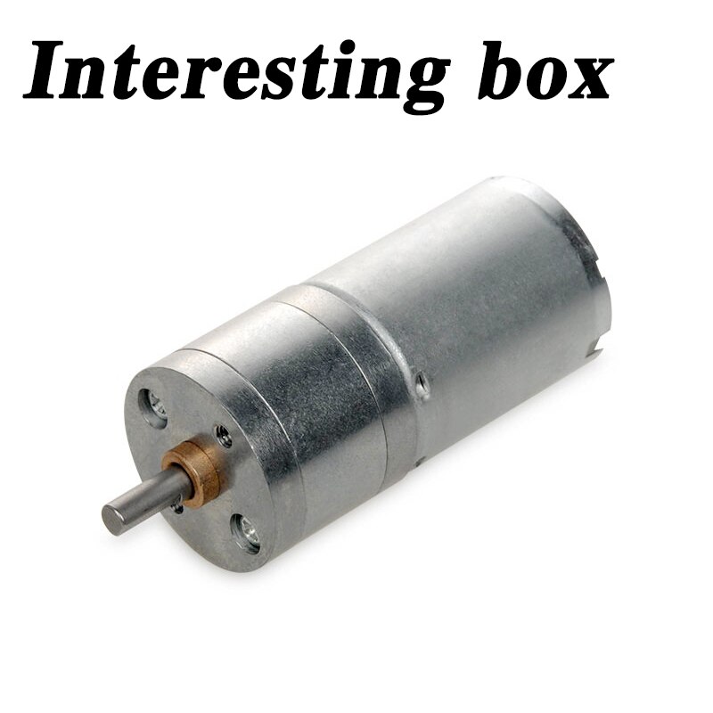 370 tandwielmotoren met hoog koppel, dc miniatuur tandwielmotoren, 6v-12v viertoerentallen, slimme auto-accessoires