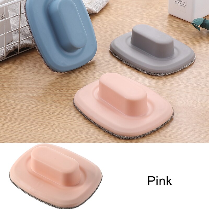 one Side Magnetic Window Cleaner Brush for Washing Windows Glass Cleaning Household Wash Window Wiper Magnet Glass Cleaner: Pink