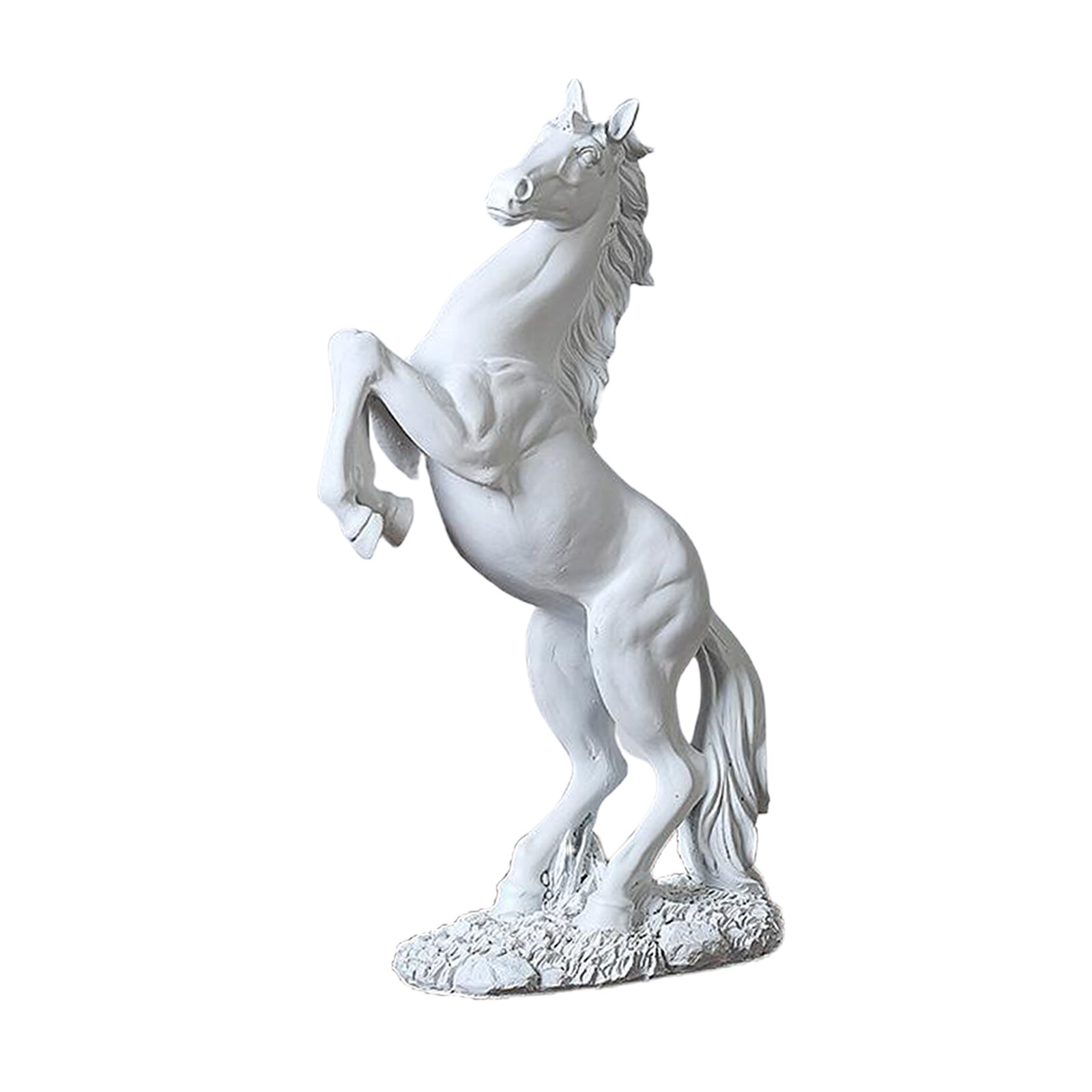 Europese Hars Paard Standbeeld Decoratie Woonkamer Kantoor Ornament Paard Figuur Woonaccessoires Paard Sculptuur Moderne Kunst