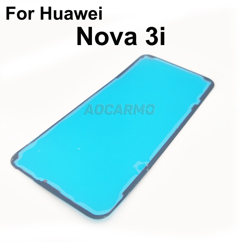 Aocarmo Voor Huawei Nova 3i Terug Frame Batterij Cover Lijm Achter Deur Sticker Lijm Tape