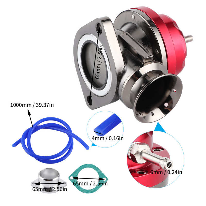 Aluminum Turbo Blow Off Valve BOV Dump Valve Kit Universal Accessory for Auto Accessories
