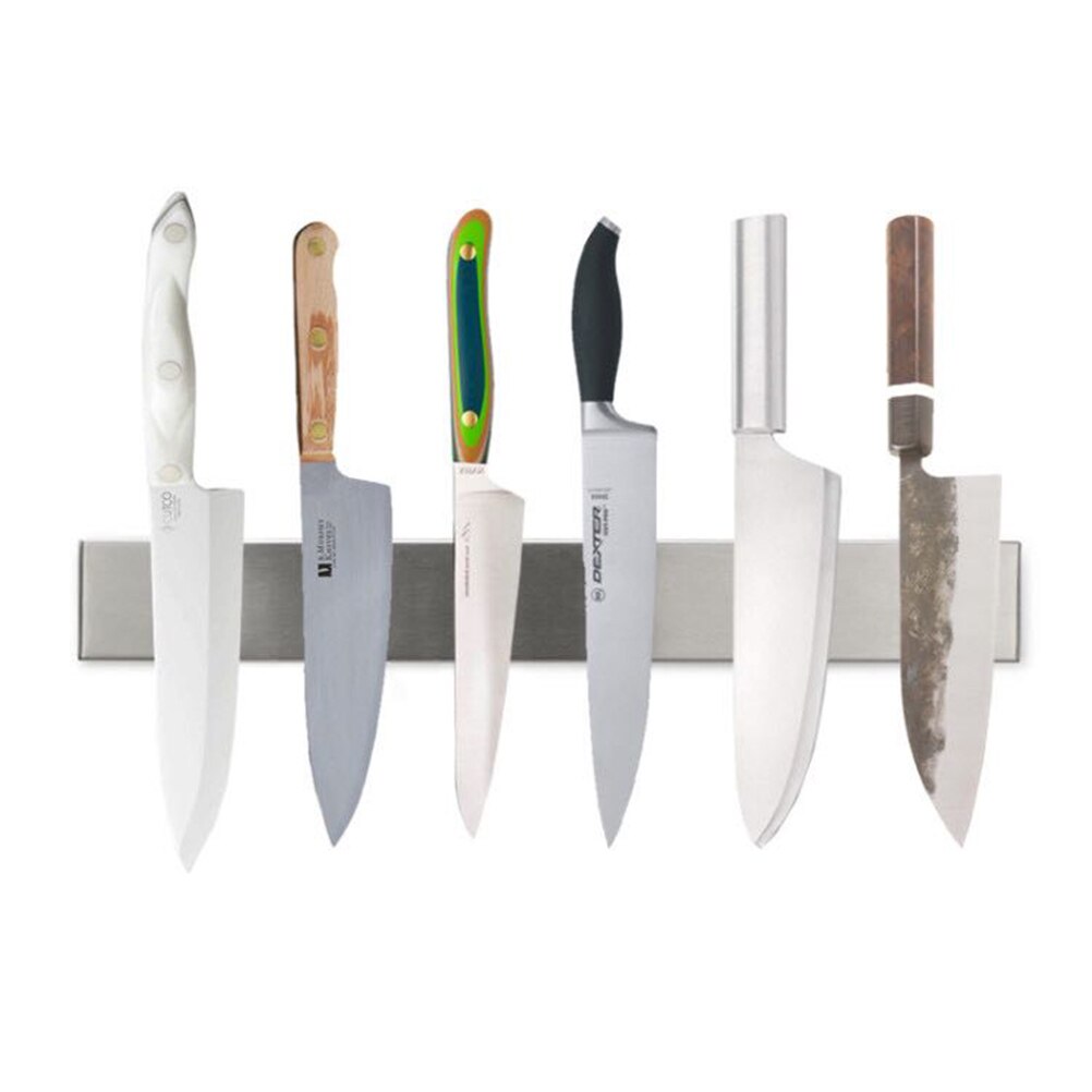 304 Stainless Steel Magnetic Bar Wall Mounted Kitchen Utensil Holder: Default Title