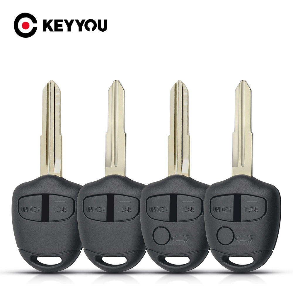 KEYYOU 1pz Nuovo per Mitsubishi Pajero sport Outlander Grandis ASX MIT11/MIT8 lama Chiave dell'automobile Caso