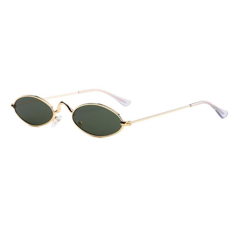Retro Ronde Zonnebril Voor Vrouwen Mannen Kleine Ovale Aluminium Frame Zomer Stijl Unisex Zonnebril Vrouwelijke Mannelijke Kerstcadeau