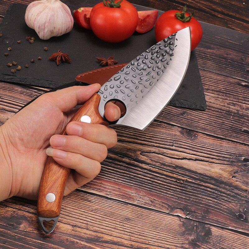 6 Inch Hand-forged Stainless Steel Butcher Knife Boning Knife Fish Knife Kitchen Cleaver Butcher Fish Fillet Cooking Tool