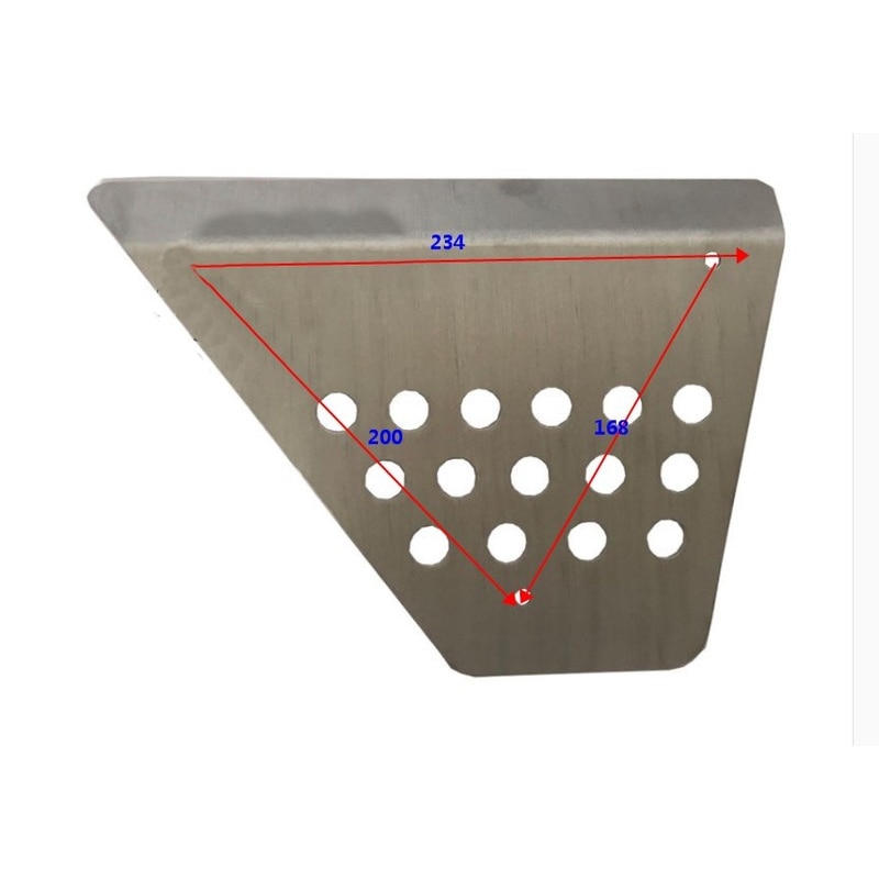 Aluminum Motorcycle Side Panel cover protection Decorative covers Cafe Racer Scrambler