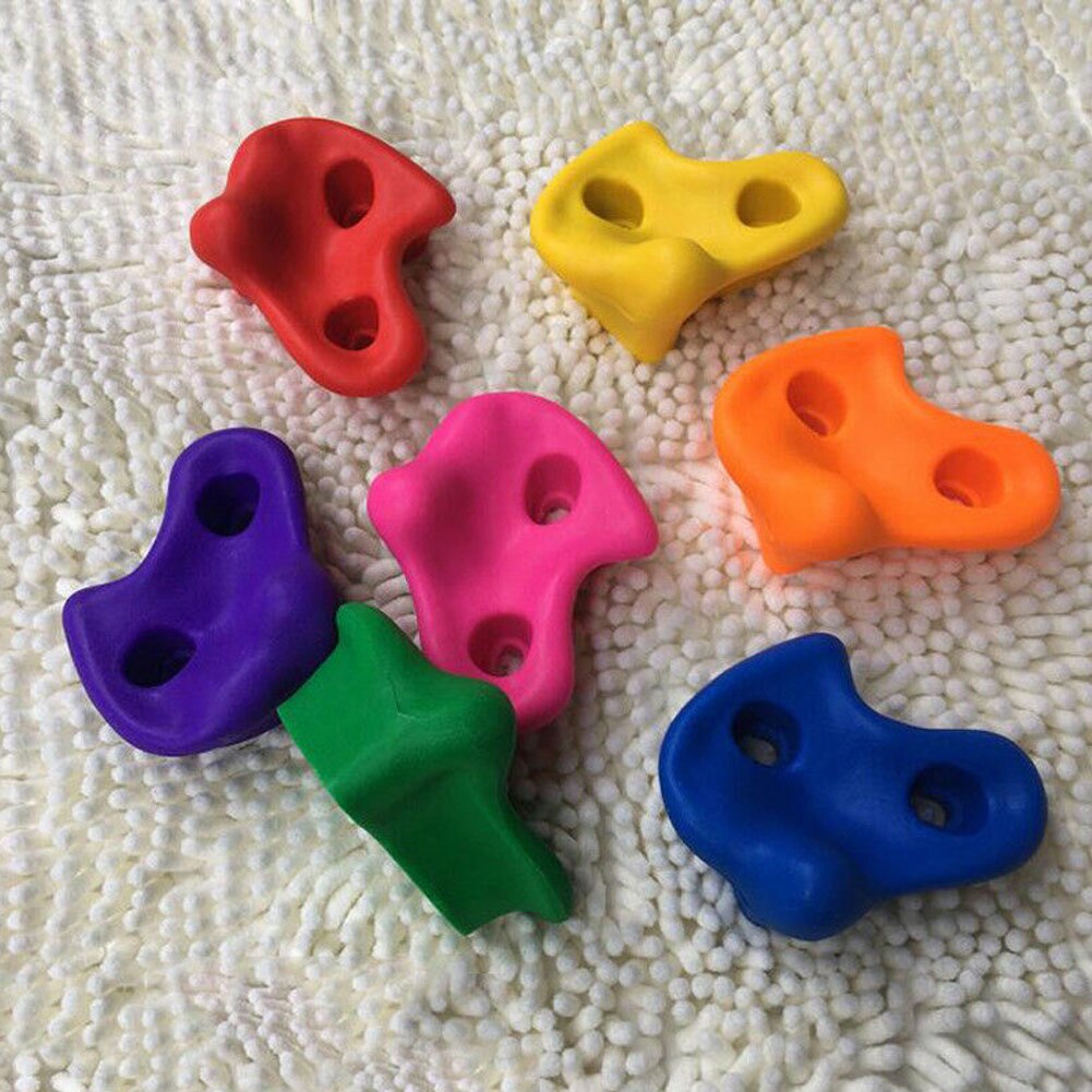 10Pcs Hars Klimmen Rock Muur Stenen Diverse Kleur Voor Kinderen