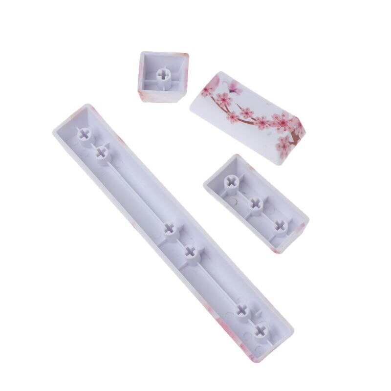 SpaceBar Keycap PBT Five Sides Dye-Subbed Spacebar 6.25U Cherry Profile Space Bar Keycap for DIY Mechanical Keyboard
