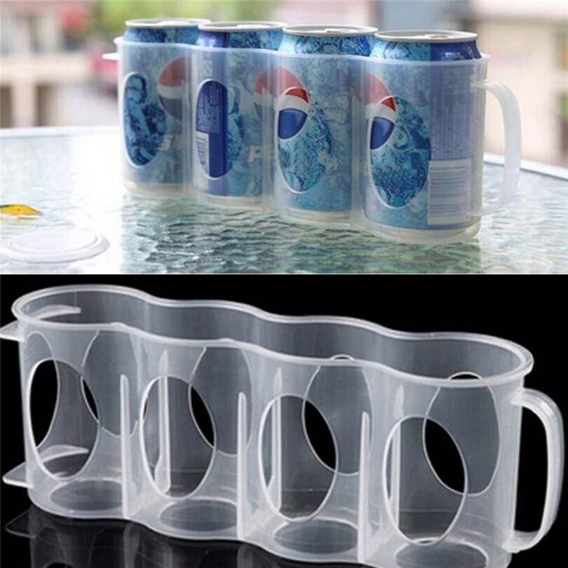 Beer Soda Can Storage Box Kitchen Fridge Drink Bottle Holder Fridge Refrigeration Organizer Beer Coke Drink Storage Box JJ20