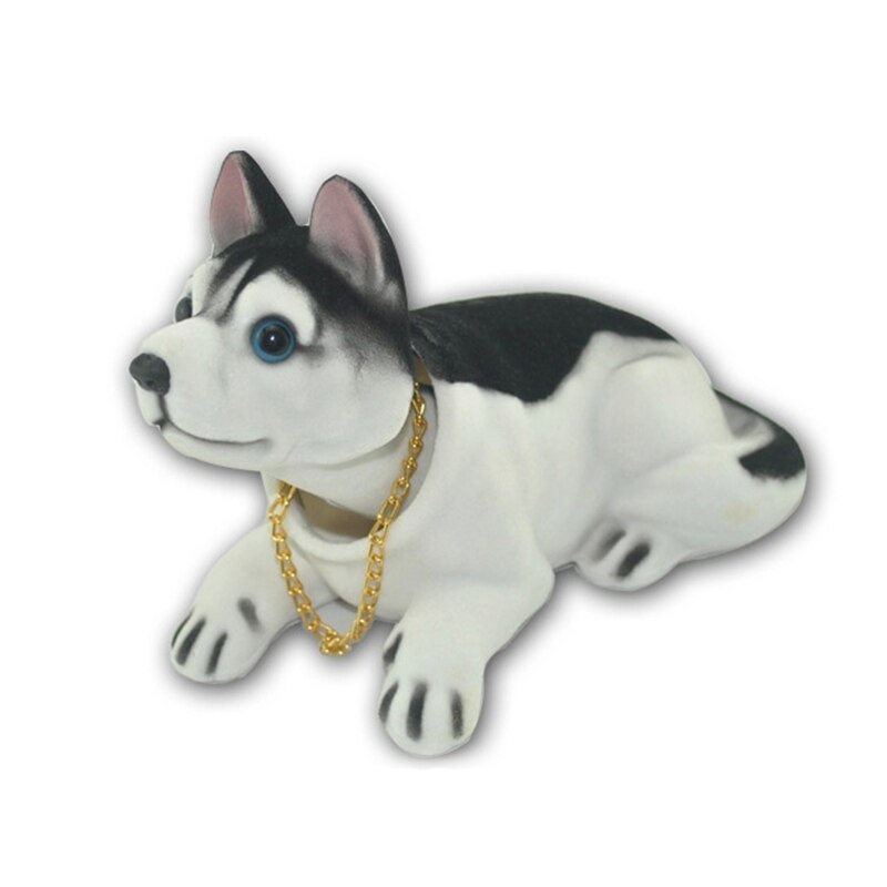 Auto Ornamenten Mooie Wobble Hoofd Hond Auto Dashboard Pop Auto Hoofd Schudden Speelgoed Ornamenten Nodding Hond Auto Interieur Accessoire: color4
