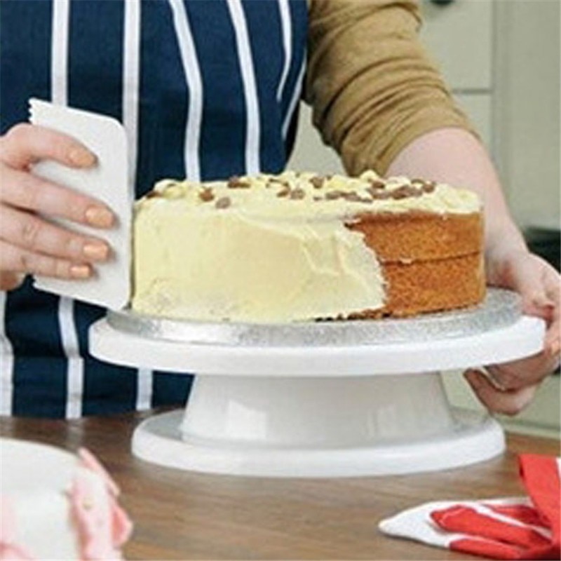 Cake Basis Roterende Cake Stand Sugarcraft Turntable Platform Cupcake Kwartelplaat Revolving Bakken Cake Decorating Gereedschap