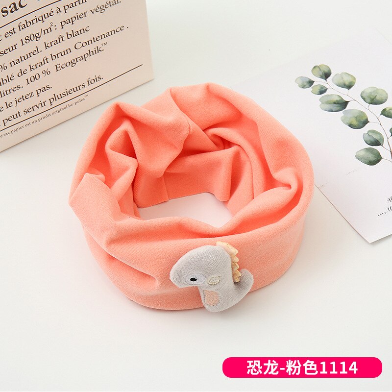 Herfst Winter Kinderen Katoenen Sjaal Winddicht Baby Warm Sjaal Cartoon Kids Uitlaten Lcasual Jongens Kraag Meisjes Halsdoek: B19