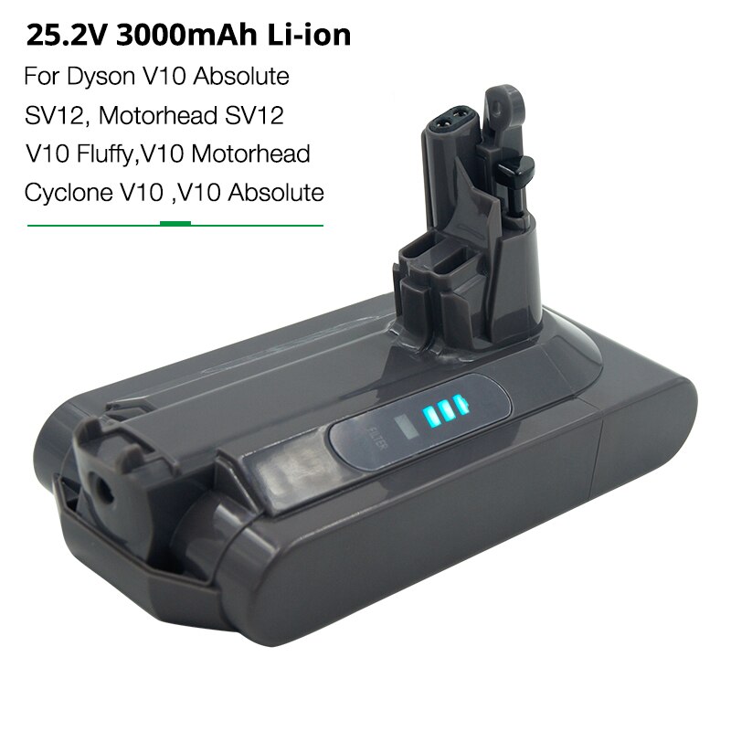 Ladattava li-ion-imurin akku dyson  v6 v7 v8 v10 -sarjaan  dc59 dc62 sv03 sv05 sv06 sv09 sv12 dc31 dc34 dc35 dc45