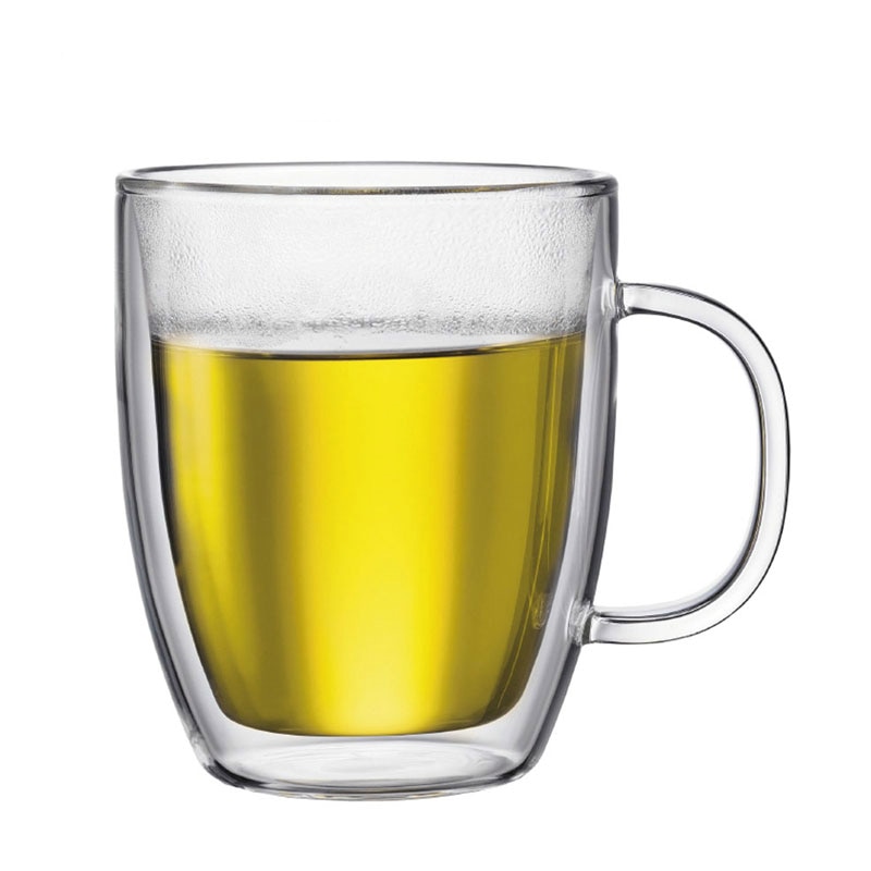 Grote bodum swag mug met dubbele wand, glasvrij, bpa-vrij, assam theeglas, italië, espresso, thermische isolatie, koffiekopje